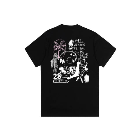 Terry Urban Palms Tee - Black