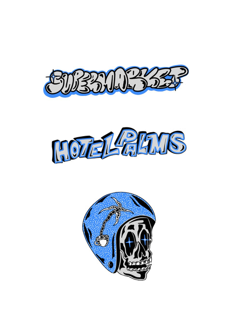 Hotel Palms X Supermarket Long Sleeve Tee